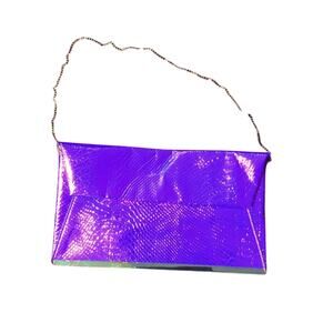New Look Holographic Clutch Purse